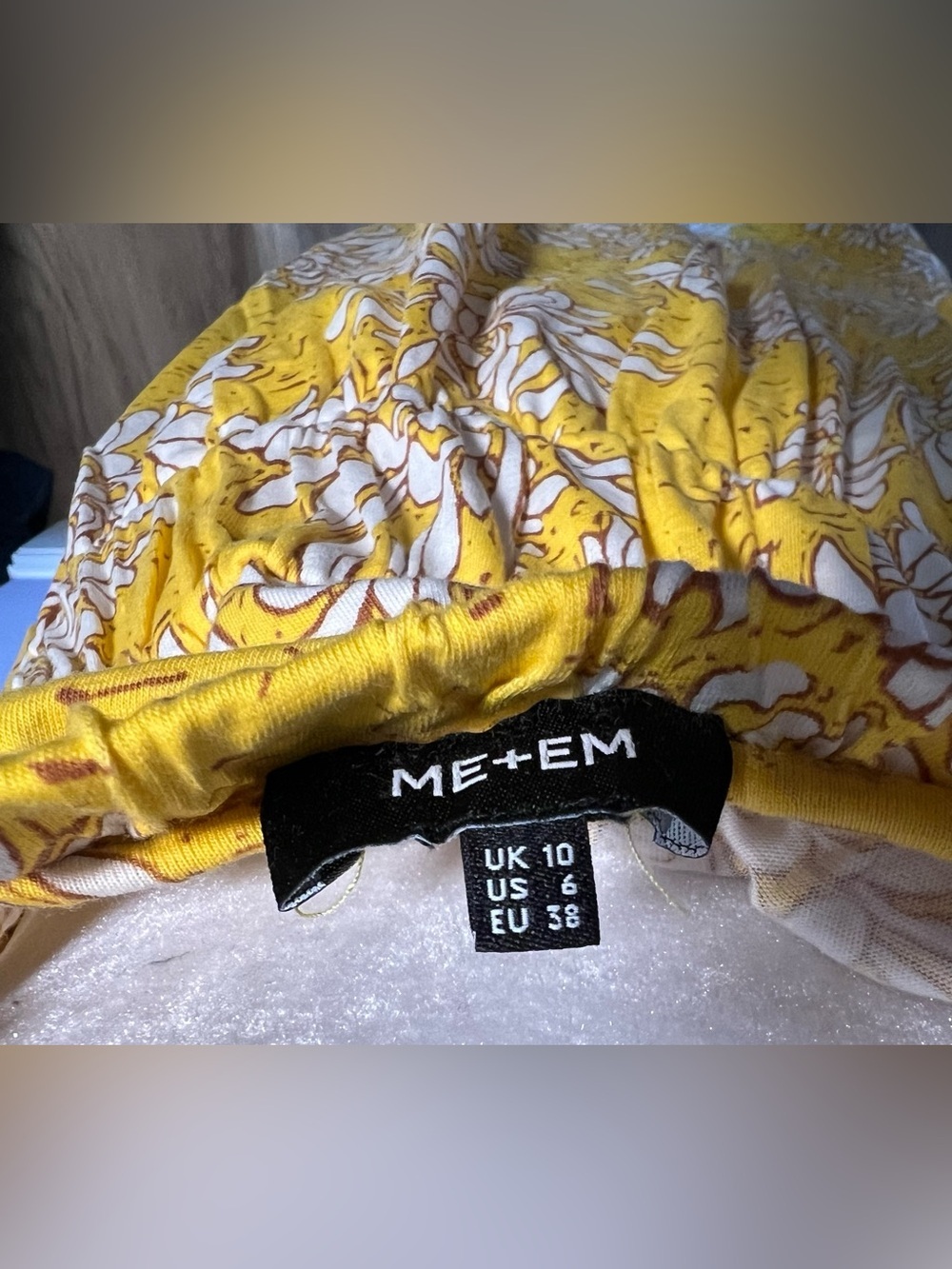 ME+EM Dahlia Print Gather Detail Maxi Dress - Picture 5 of 5